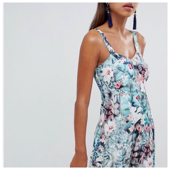 Closet London floral sweetheart jumpsuit - Picture 5 of 6